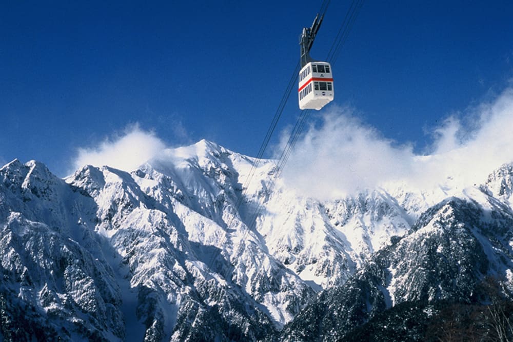 Shinhotaka Ropeway Winter Snow Northern Alps